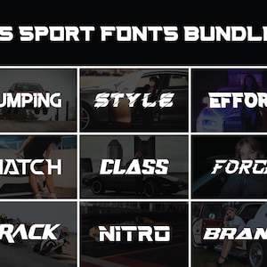 Sports Font Bundle, Collegiate Fonts, Craft Fonts, Masculine, Football Fonts, Cricut Font Bundle, Stencil Font, Sporty Fonts, Baseball Font