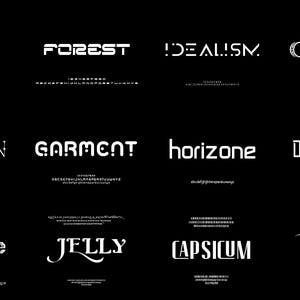 Unique Branding Modern Font Bundle - Branding Font, Futuristic Fonts, Minimal Fonts, Elegant Font, Modern Font, Luxury Font, Logo Font