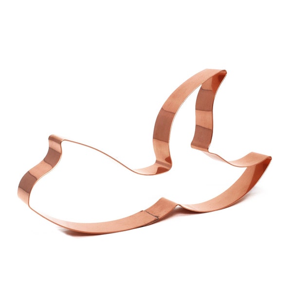 Large Flirty Mermaid Tail~ Copper Cookie Cutter ~ Handcrafted by The Fussy Pup