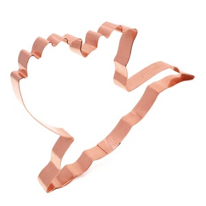 Big Copper Duck Cookie Cutter - Bird Cookie Cutter, 6 x 4 inches, Made in USA
