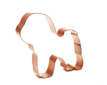 Bichon Frise Dog Breed Cookie Cutter 4 X 4 inches - Handcrafted Copper Cookie Cutter by The Fussy Pup