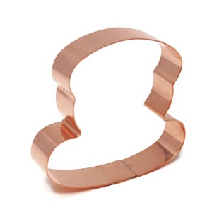 Leprechaun Hat Cookie Cutter – 3.25&quot; Copper Cookie Cutter for St. Patrick’s Day Baking or Irish Party Gifts – Made in USA