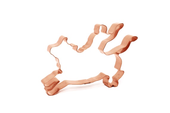 Professional Bull Rider Cowboy Cookie Cutter  5.5 X 4.75 inches - Handcrafted Copper Cookie Cutter by The Fussy Pup