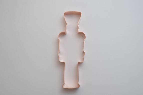 Medium No. 1 Nutcracker Copper Cookie Cutter Handcrafted by The Fussy Pup