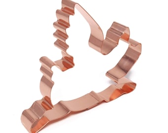 Copper Flying Pig Cookie Cutter, Animal Cookie Cutter, Made in USA