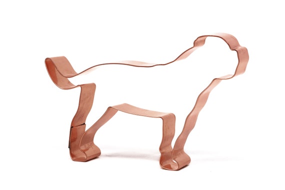 No. 1 Dogue de Bordeaux Copper Dog Breed Cookie Cutter 4.5 X 3.25 inches - Handcrafted by The Fussy Pup