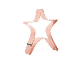 Christmas Star Copper Cookie Cutter - Handcrafted by The Fussy Pup