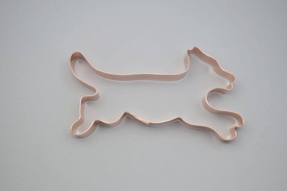 Agility Dog Copper Cookie Cutter - Handcrafted by The Fussy Pup