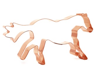 Race Horse ~ Copper Cookie Cutter ~ Handcrafted by The Fussy Pup