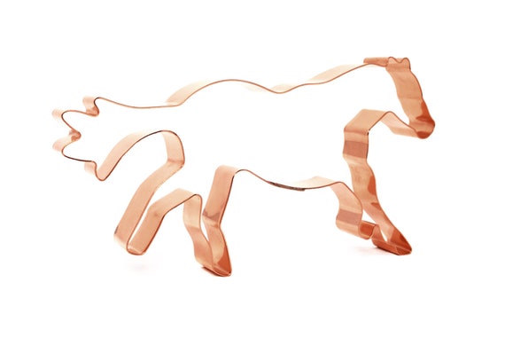 Race Horse ~ Copper Cookie Cutter ~ Handcrafted by The Fussy Pup