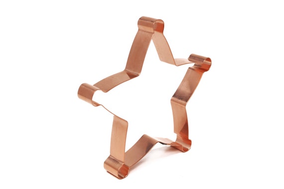 Sheriff Badge Copper Cookie Cutter - Handcrafted by The Fussy Pup