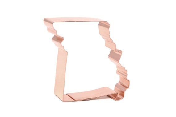 State of Missouri ~  Copper Cookie Cutter - Handcrafted by The Fussy Pup