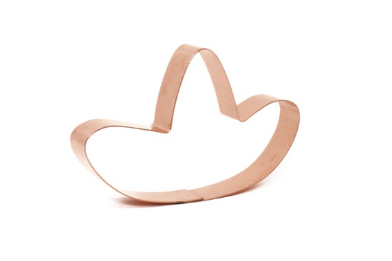 Sombrero ~ Copper Cookie Cutter ~ Handcrafted by The Fussy Pup