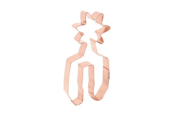 Medium Cowboy Boot Spur Cookie Cutter 5 x 2.5 inches - Handcrafted Copper Cookie Cutter by The Fussy Pup