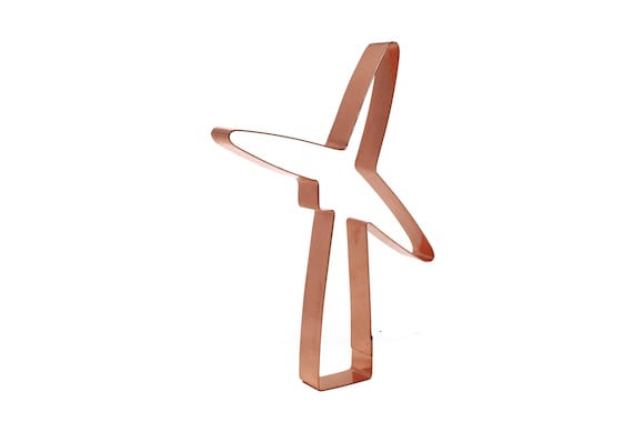 Turbine / Windmill ~ Copper Cookie Cutter ~ Handcrafted by The Fussy Pup