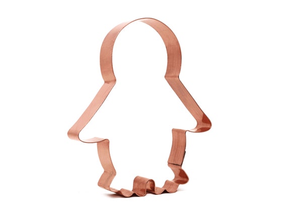 Chunky Penguin Cookie Cutter, 4 1/4 x 5 Inches, Copper by The Fussy Pup