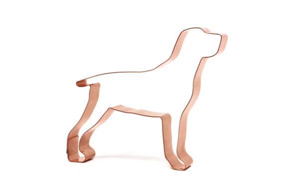 No. 1 Bracco Italiano Copper Dog Breed Cookie Cutter 4 X 3.75 inches - Handcrafted by The Fussy Pup