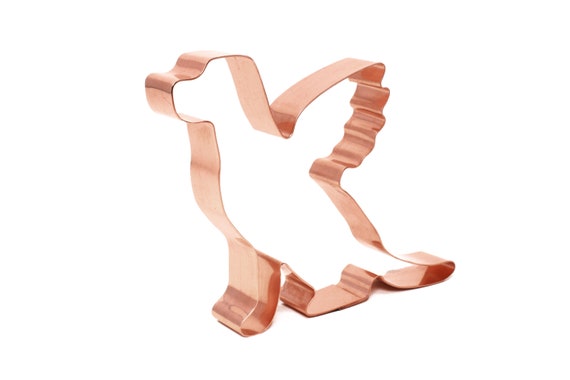 Retriever Dog Angel with Wings ~ Copper Cookie Cutter - Handcrafted by The Fussy Pup