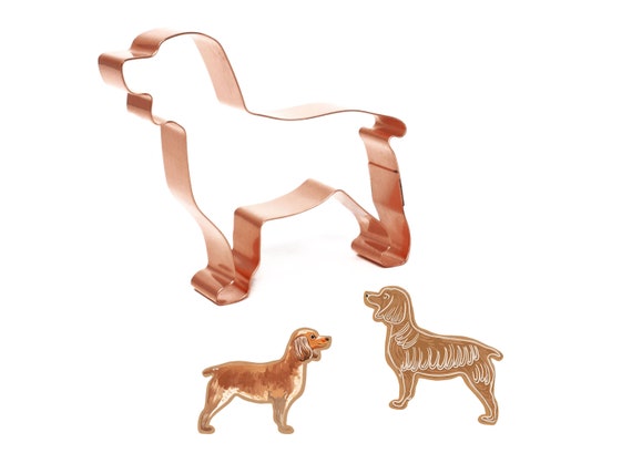 Boykin Spaniel Dog Breed Cookie Cutter 4.5 X 3.5 inches - Handcrafted Copper Cookie Cutter by The Fussy Pup