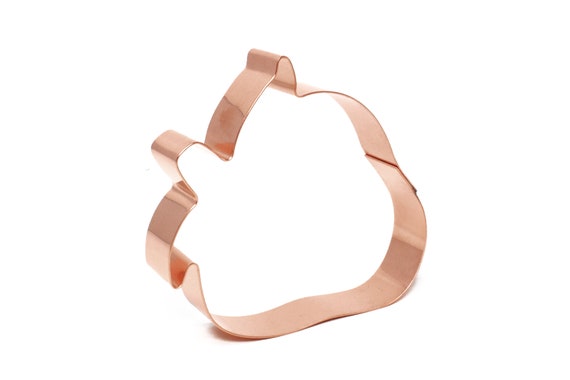 Strawberry Fruit Cookie Cutter  3.5 X 4 inches - Handcrafted Copper Cookie Cutter by The Fussy Pup