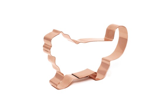 Persian Cat ~ Copper Cookie Cutter - Handcrafted by The Fussy Pup