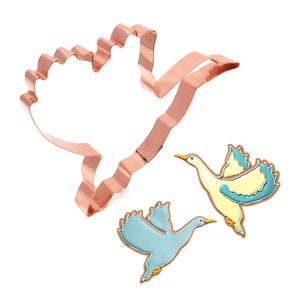 Medium Decoy Duck Cookie Cutter 5 X 3.5 - Handcrafted Copper by The Fussy Pup