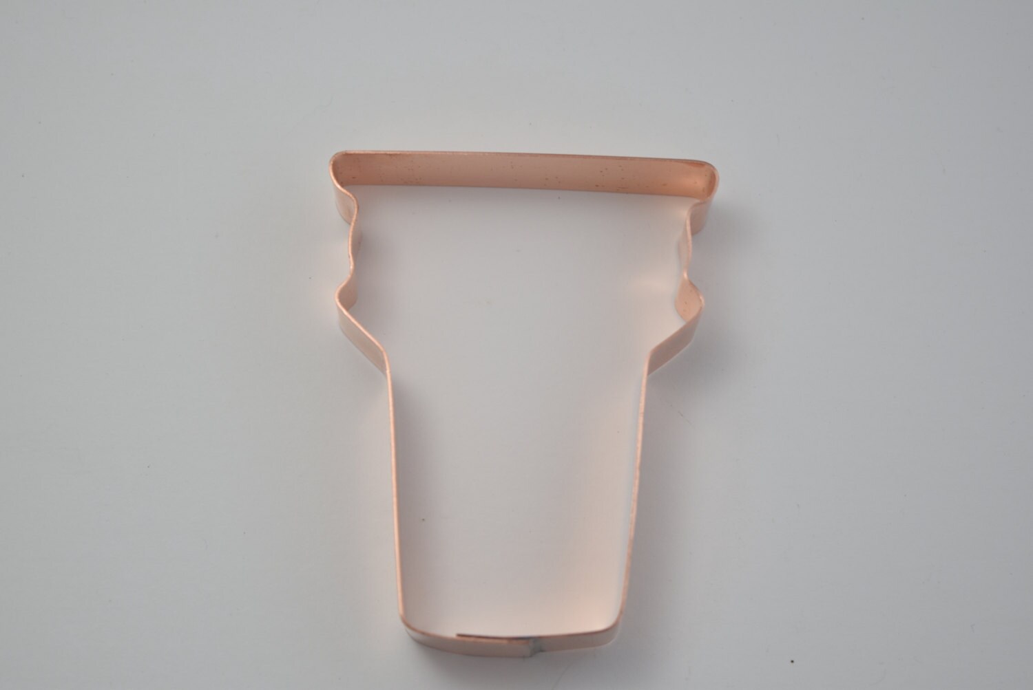 Wafer / Cake Ice Cream Cone Copper Cookie Cutter Handcrafted by The Fussy Pup