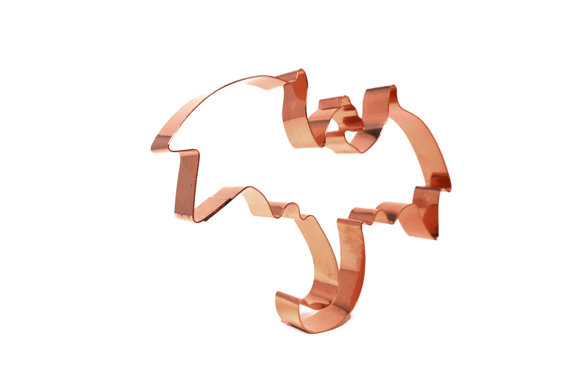 Mythical Flying Dragon Copper Cookie Cutter Handcrafted by The