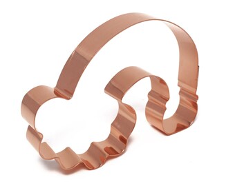 Copper Rainbow Cookie Cutter - St. Patrick's Day Design (5 x 3.75 inches) - Made in USA