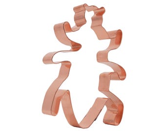Copper Beetle Cookie Cutter - Insect Cookie Cutter, 4.25 x 3.25 Inches, Made in USA