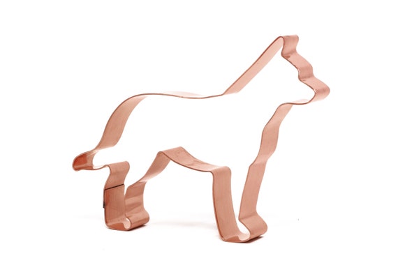 No. 1 Australian Cattle Dog Copper Dog Breed Cookie Cutter 4.5 X 3.5 inches - Handcrafted by The Fussy Pup