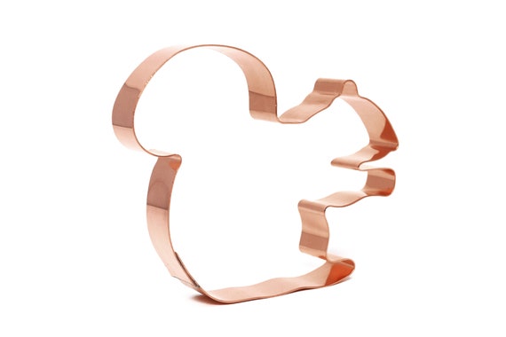 Squirrel Copper Cookie Cutter - Handcrafted by The Fussy Pup