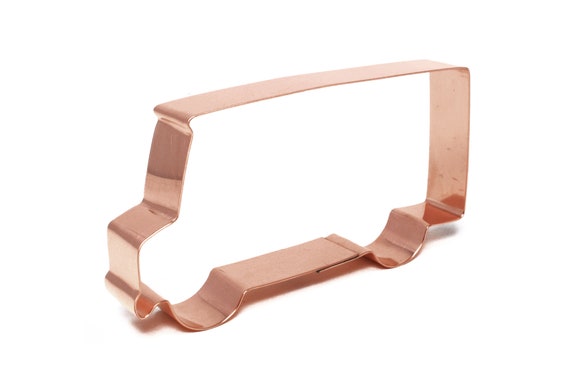 Delivery Van / Box Truck Copper Cookie Cutter - Handcrafted by The Fussy Pup
