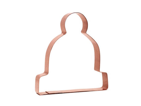 Winter Hat Cookie Cutter, Decorative Cookie Cutter for Cookies and Pastries, 4.25 x 4.5 inches, by The Fussy Pup