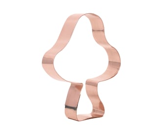 Toadstool Cookie Cutter: 4" Solid Copper, Made in USA