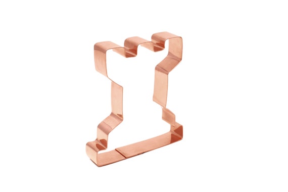 Rook ~ Chess Pieces Copper Cookie Cutter - Handcrafted by The Fussy Pup