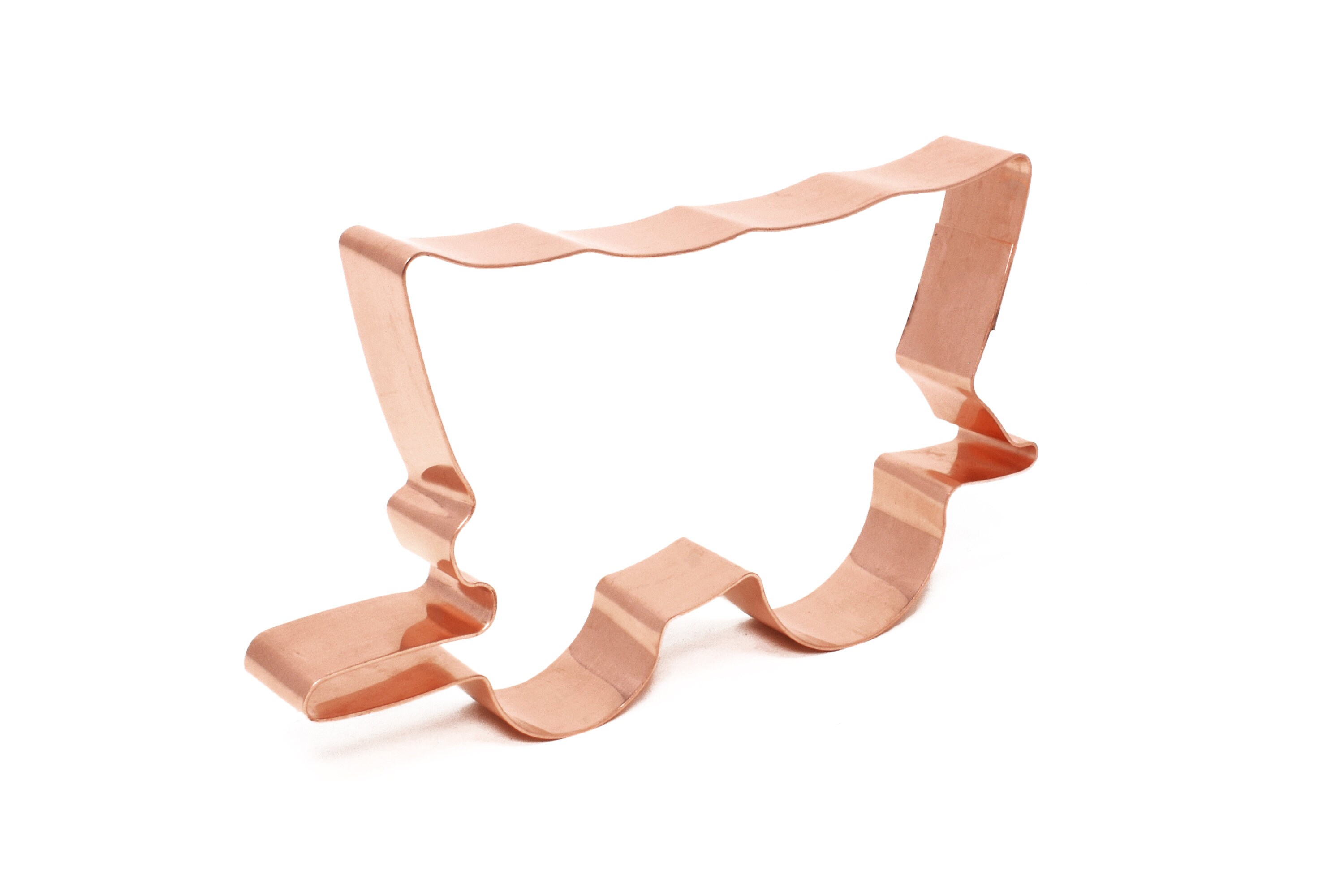 Prairie Schooner Copper Cookie Cutter Handcrafted by The Fussy Pup