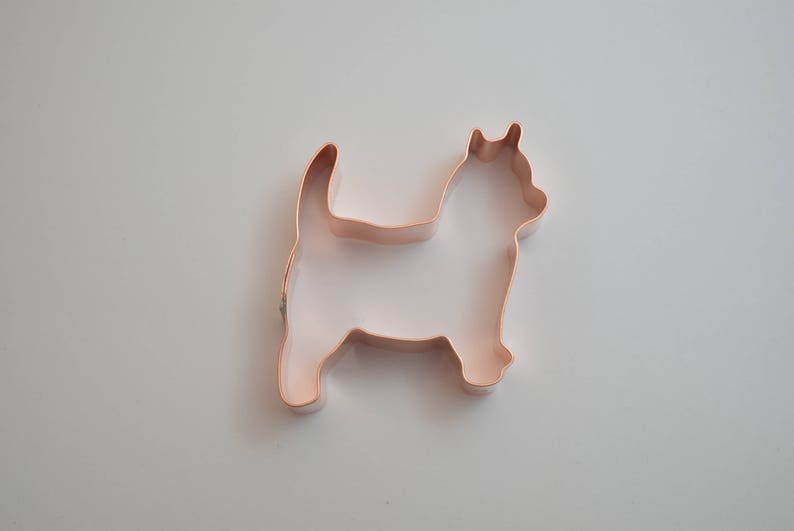 Handcrafted by The Fussy Pup Small ~ Cairn Terrier Copper Dog Breed Cookie Cutter