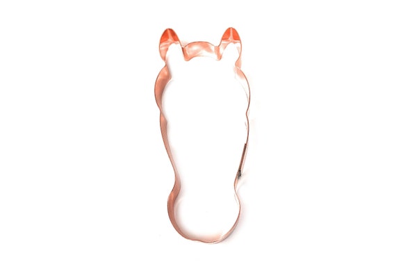 Horse Head ~ Copper Cookie Cutter ~ Handcrafted by The Fussy Pup