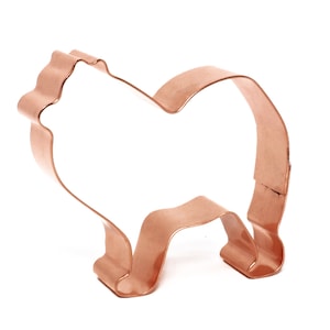 Samoyed Cookie Cutter – 3 Inch Small Copper Dog Cookie Cutter – Samoyed Lover Gift – Made in USA