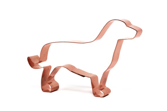 No. 1 Drever Copper Dog Breed Cookie Cutter 4.5 X 3.25 inches - Handcrafted by The Fussy Pup