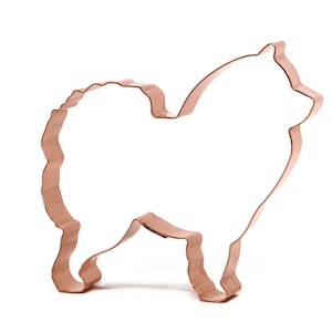 Chow Chow Cookie Cutter – 4 Inch Copper Dog Cookie Cutter – Chow Lover Gift – Made in USA