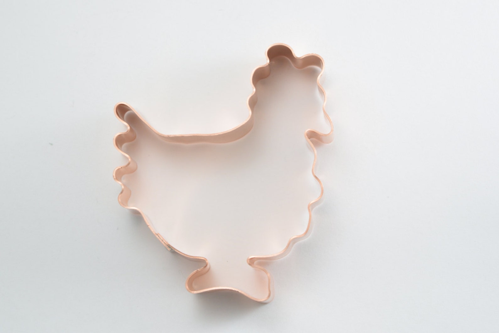 Farm Hen Copper Chicken Cookie Cutter Hand Crafted By The Etsy