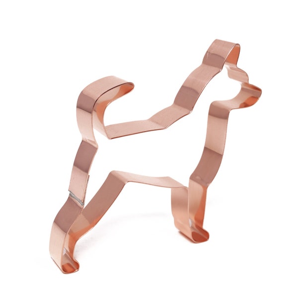 No. 1 Miniature Pinscher with tail Copper Dog Breed Cookie Cutter - Handcrafted by The Fussy Pup