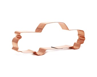 Copper Vintage Car Cookie Cutter - Vehicle Design (6 x 2 inches) - Made in USA