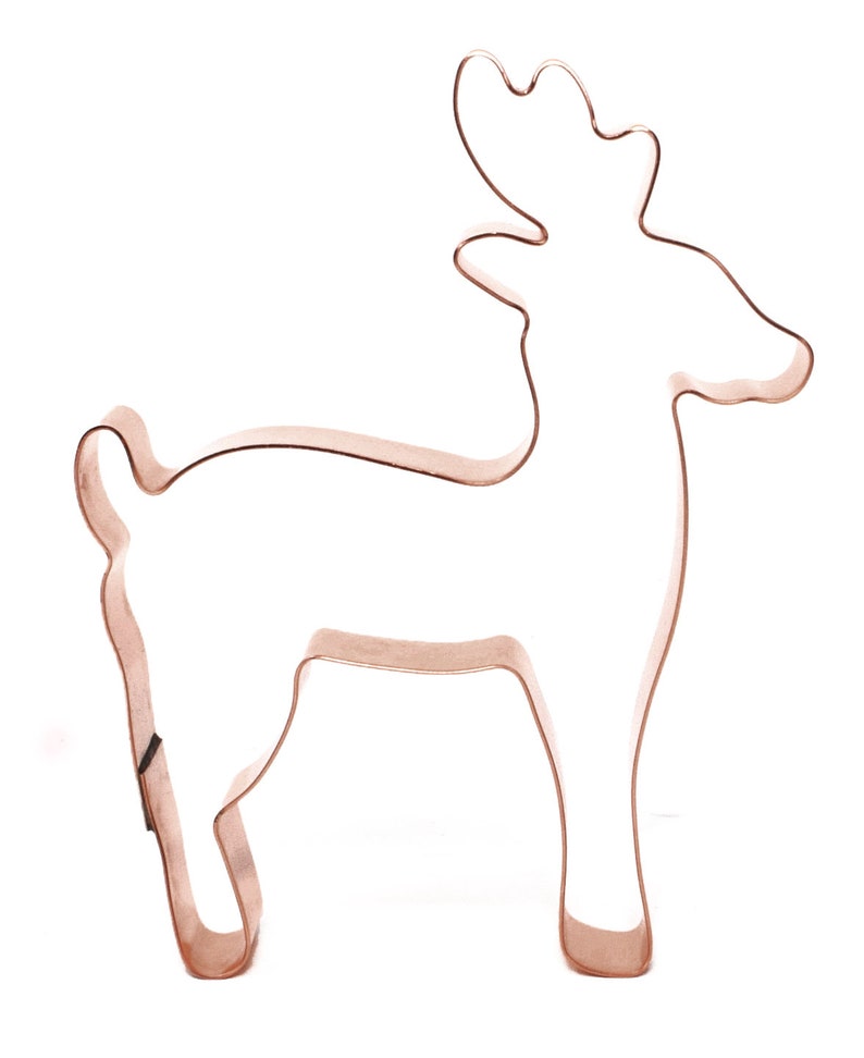 Christmas Deer Reindeer Cookie Cutter Handcrafted by the Etsy