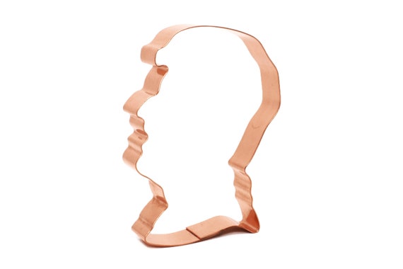 John F. Kennedy  ~ Copper President Cookie Cutter - Handcrafted by The Fussy Pup