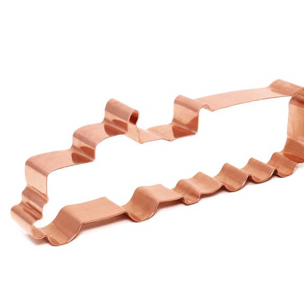 Twin Steer Rotator Tow / Wrecker Truck Copper Cookie Cutter  - Handcrafted by The Fussy Pup