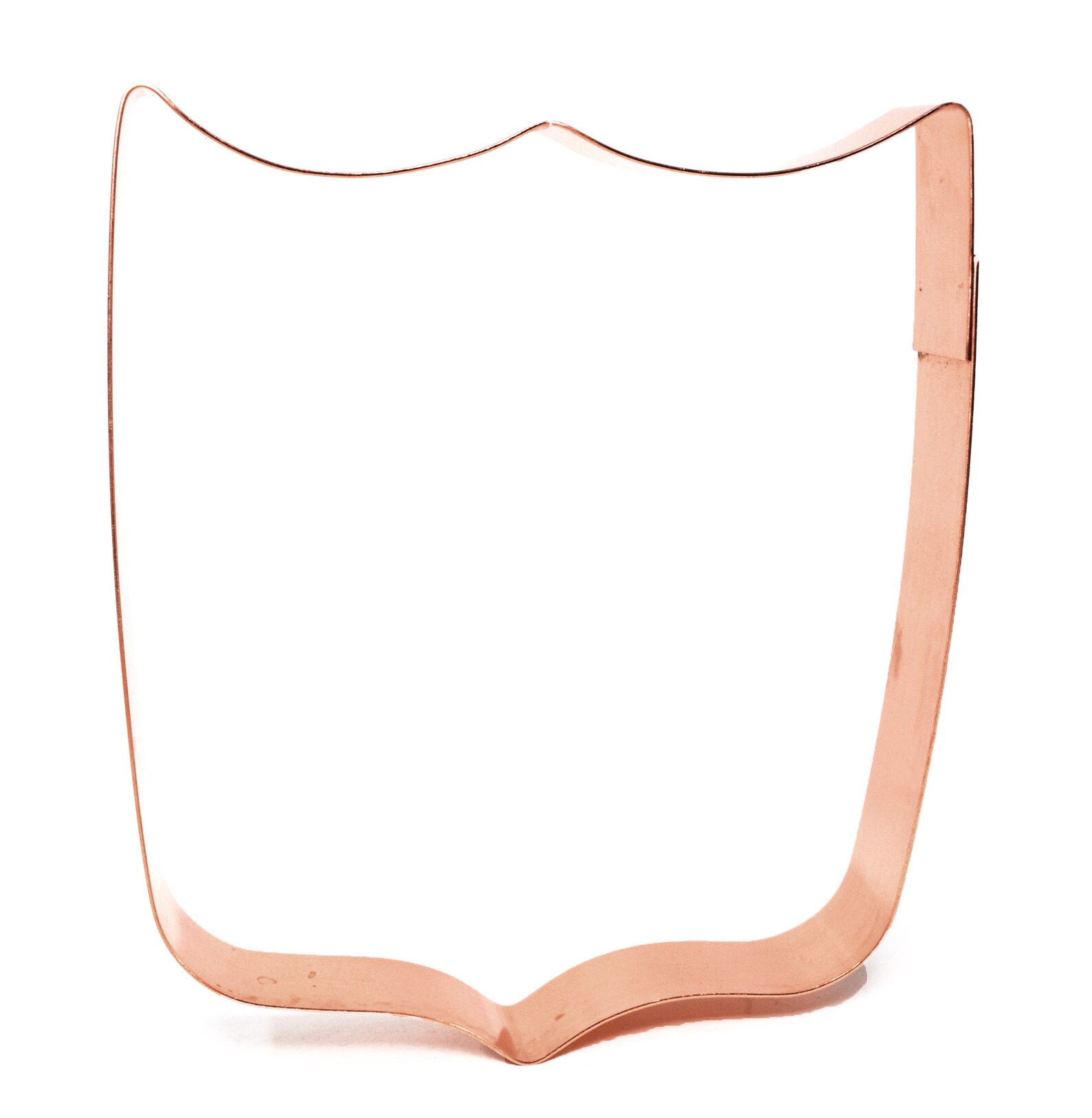 rodeo back number plaque shield copper cookie cutter etsy