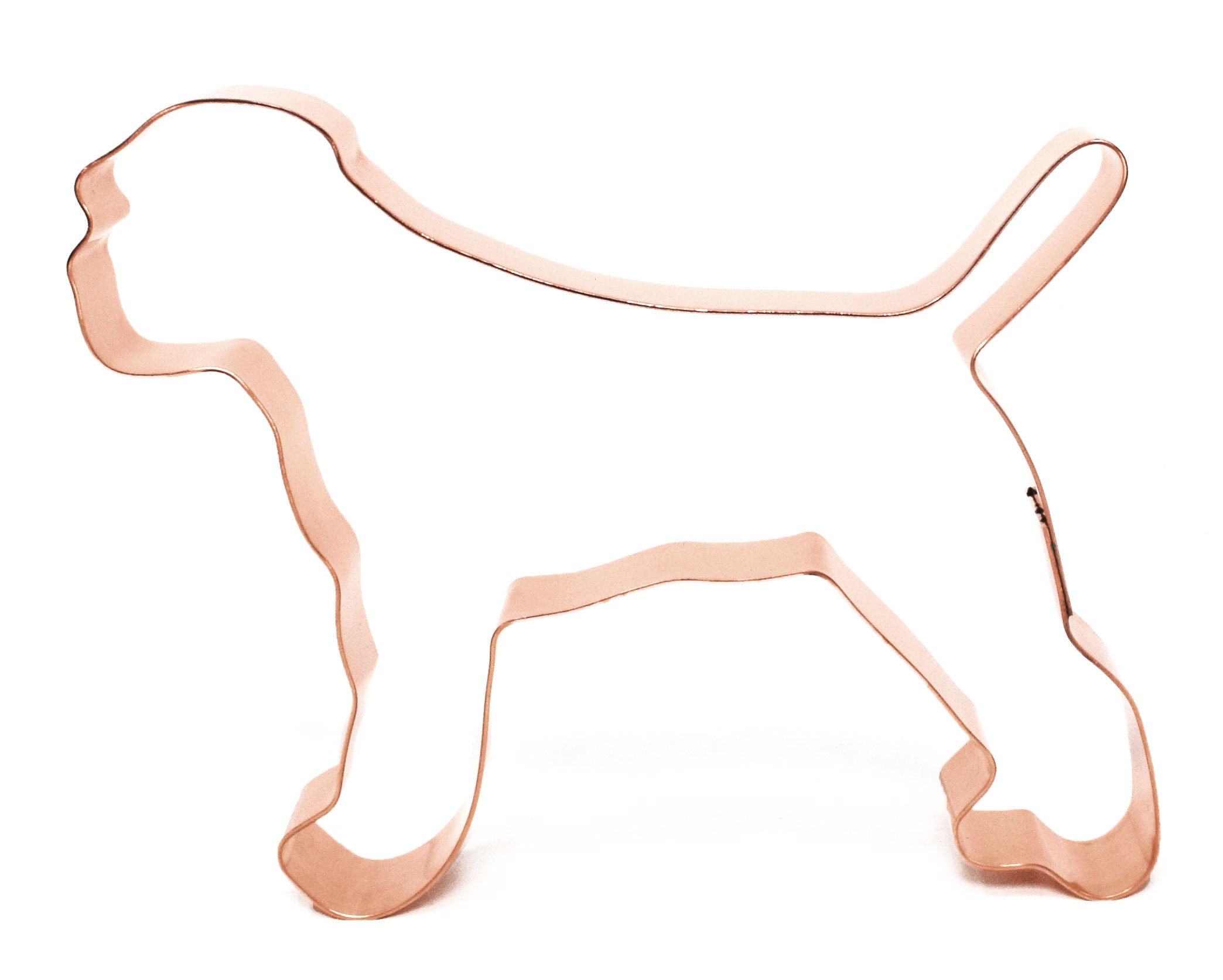 Handmade Copper Australian Terrier Cookie Cutter - 2.75"x3.75" Dog Breed Shape